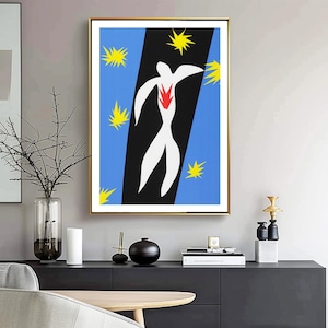 The Fall of Icarus by Henri Matisse  Fine Art Print - Figurative Painting / Gift Idea / Wall Decor