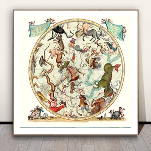 Prodromus Astronomiae von Johannes Hevelius Fine Art Print - Astronomische Kunst, , Polnischer Astronom, Wissenschaft Kunstwerk