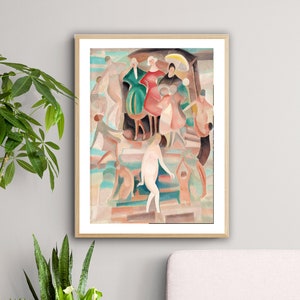Jeux d'Ete di Alice Bailly Fine Art Print - Carta per poster o stampa su tela / Idea regalo / Decorazione da parete
