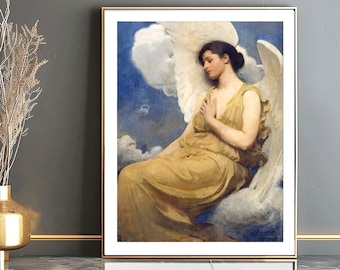 Abbott Handerson Thayer Angel Art Print: Religious Wall Decor