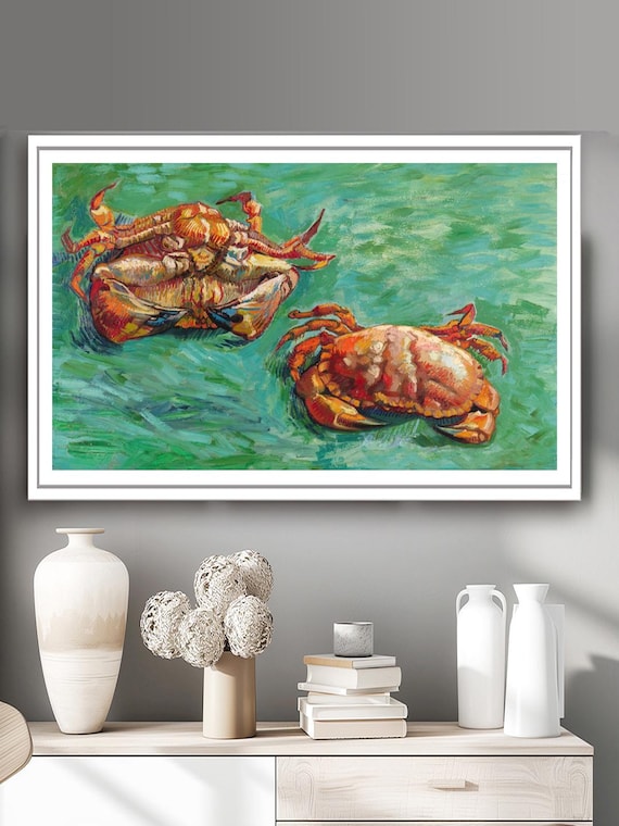 ゴッホ「二匹のカニ」版画：動物画 - Etsy 日本