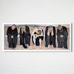 The Disappointed Souls by Ferdinand Hodler Fine Art Print Wall Décor, Figurative Artwork, Deco Interior image 3