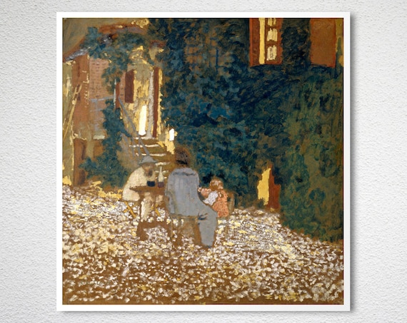 Edouard Vuillard、【Le Soir au Jardin】 Edouard Vuillard | Garden at Vaucresson | The Metropolitan