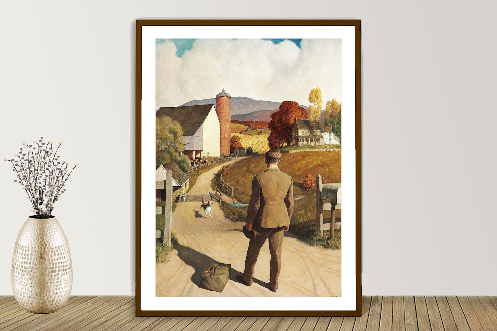 The Homecoming By Newell Convers Wyeth Fine Art Print Poster Etsy UK