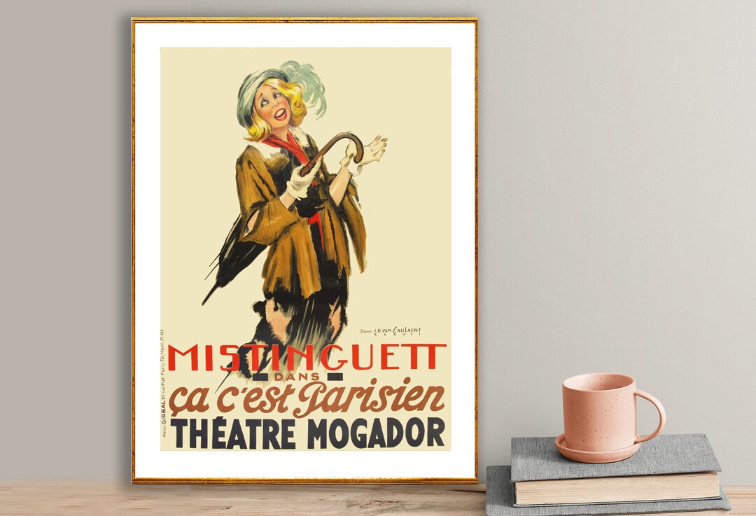 MISTINGUETT MOGADOR R117 - POSTER HQ 40x60cm d'une AFFICHE