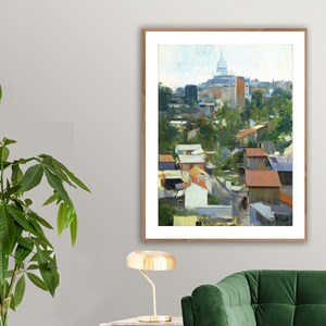 Le Sacré-Cœur, Paris  by Ramon Casas Fine Art Print -  Poster Paper or Canvas Print / Gift Idea / Wall Decor