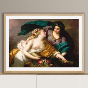 Peace Bringing Back Prosperity by Élisabeth Vigée Le Brun Fine Art Print - Classical Artwork, Figurative Painting, Allegorical Artwork