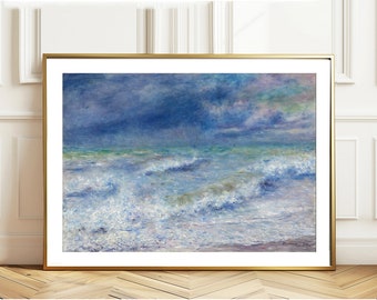 ピエール＝オーギュスト・ルノワール - 海景プリント | 海辺の風景画
