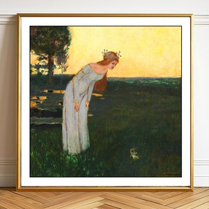 Once Upon a Time by Franz Von Stuck Fine Art Print - Fantasy Art / Gift Idea / Symbolist Wall Decor