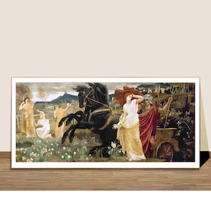 Il destino di Persefone di Walter Crane - Stampa artistica - Arte mitologica / Idea regalo / Decorazione murale
