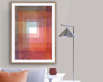 Polyphonic Setting for White by Paul Klee Fine Art Print -  Poster Paper or Canvas Print / Gift Idea / Wall Decor