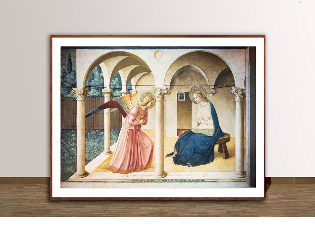 Fra Angelico Annunciation Print: Renaissance Religious Art - Etsy