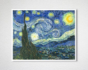 ヴィンセント・ヴァン・ゴッホ作「星月夜」ファインアート