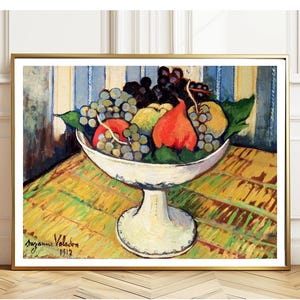 Bowl of Fruits by Suzanne Valadon Art Print - Still Life Art