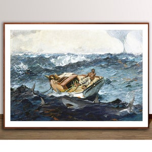 The Gulf Stream by Winslow Homer Fine Art Print - Poster Paper or Canvas Print / Wall Decor