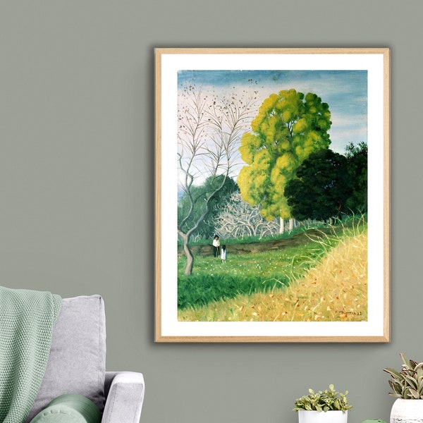 The Green Tree at Cagnes by Felix Vallotton Fine Art Print - Poster Paper or Canvas Print / Gift Idea / Wall Decor