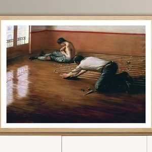The Floor Scrapers by Gustave Caillebotte Fine Art Print - Poster Paper or Canvas Print / Gift Idea / Wall Decor