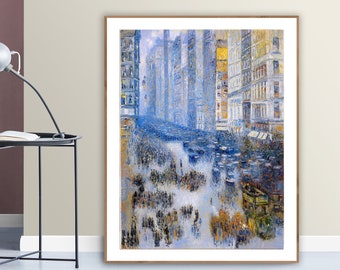 Childe Hassam: Fifth Avenue in Winter Fine Art Print