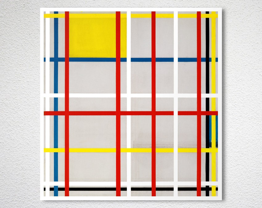 New York City 3 by Piet Mondrian Fine Art Print Poster - Etsy UK