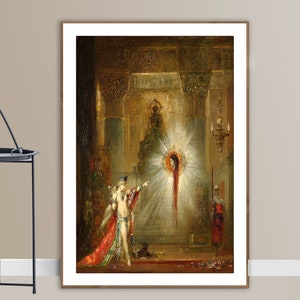 l&#39;Apparation by Gustave Moreau Fine Art Print - Religious Poster, Symbolist Painting, Deco Interior
