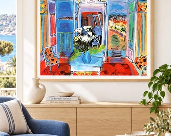 Raoul Dufy Open Window Print: Interior Modernist Art - Etsy