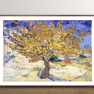 Mulberry Tree by Vincent Van Gogh Fine Art Print - Poster Paper or Canvas Print / Gift Idea / Wall Decor