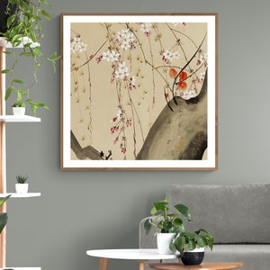 Flowers by Sakai Hoitsu, Fine Art Print, Asian Wall Décor, Japanese ...
