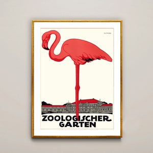 Zoologischer Garten by Julius Klinger Fine Art Print  - Poster Paper or Canvas Print / Gift Idea / Wall Decor