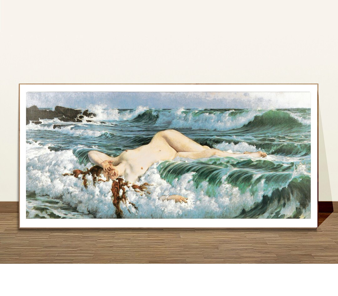 The Birth of Venus by Adolph Hiremy Hirschi Fine Art Print Mythological