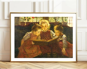 Walter Firle Art Print: Children's Storybook Illustration