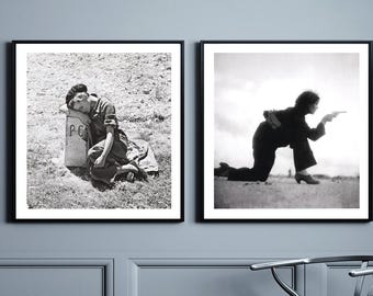 貴重ヴィンテージ♦️モノクロ 航空写真♦️2枚セット♦️送料込♦️コレクション ニューウェル・コンヴァース・ワイエス版画：帰郷、軍事美術 - Etsy 日本