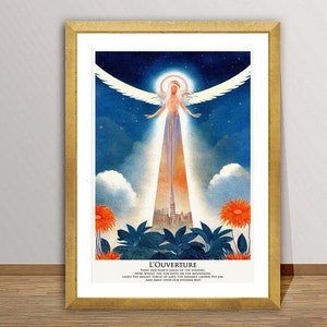 L&#39;Ouverture, Fantastic Modern Artwork - Poster Paper, Canvas Print / Gift Idea / Wall Decor
