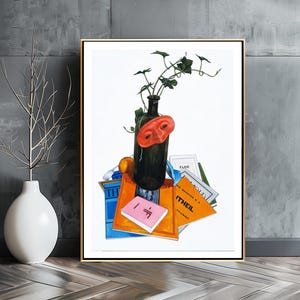 Longhi Sur Broadway (Longhi on Broadway) by Charles Demuth Fine Art Print - Cityscape Art / Gift Idea / Wall Decor