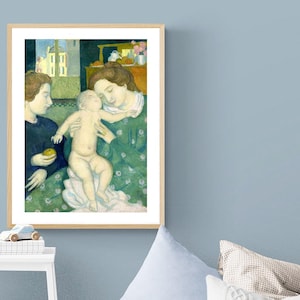 Maternité à la Pomme by Maurice Denis Fine Art -  Nursery Decor / Gift Idea / Wall Decor