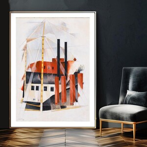 Piano Mover&#39;s Holiday  by Charles Demuth Fine Art Print - Abstract Art / Gift Idea / Wall Decor