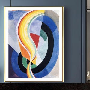 Helice by Robert Delaunay, Fine Art Print, Abstract Artwork, Cubist Painting, Orphist Wall Art, Modern Wall Décor