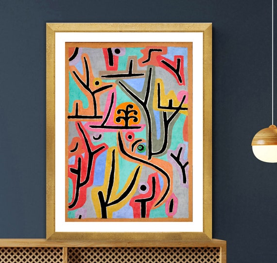 Paul Klee 'park Near Lu' Art Print: Abstract Colorful Wall Decor