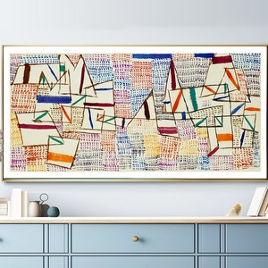 Cote de Provence door Paul Klee, Fine Art Print, expressionistische muurkunst, surrealistische poster, Bauhaus-muurkunst, kleurrijk decor, abstracte poster