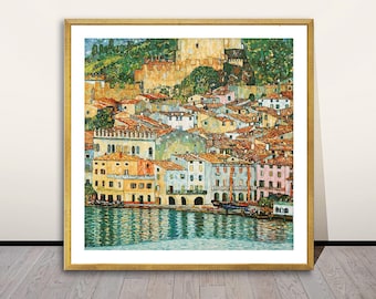 Gustav Klimt: Malcesine Sul Lago di Garda Fine Art Print