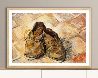 Van Gogh Shoes Fine Art Print - Dutch Master Still Life