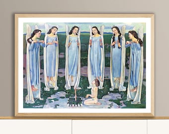 Chosen One by Ferdinand Hodler Fine Art Print - Religious Painting, Figurative Artwork, Deco Interior