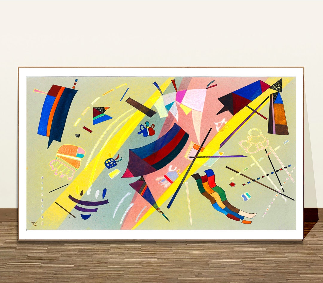 Wassily Kandinsky Print: Sans Titre Abstract Art, Geometric Shapes