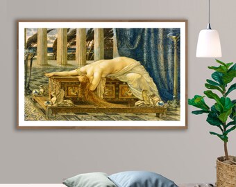 Impression d'art Pandora Walter Crane - Décoration murale mythologique
