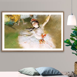 Dancer by Edgar Degas, Fine Art Print, Impressionist Poster, Realist Wall Art, Ballet Artwork, Figurative Painting, Dancing Poster