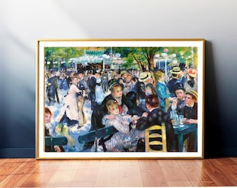 Renoir Print: Le Moulin de la Galette, Fine Art Reproduction