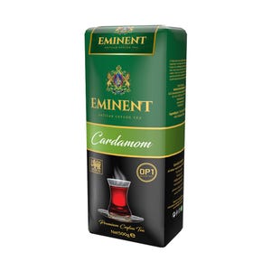 Té negro de Ceilán premium con cardamomo Eminent, grado OP1, 500 g