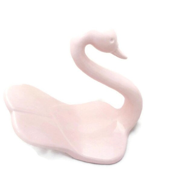 ON SALE - Relco Pink Swan Towel Holder 1972