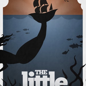 Disney's The Little Mermaid Minimalist Poster image 1