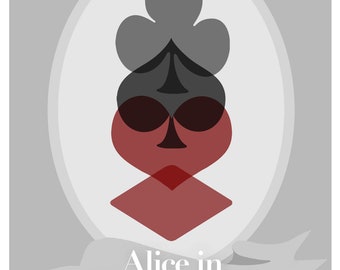 Disney's Alice in Wonderland Minimalist Poster
