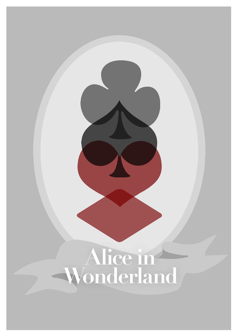 Disney's Alice in Wonderland Minimalist Poster image 1